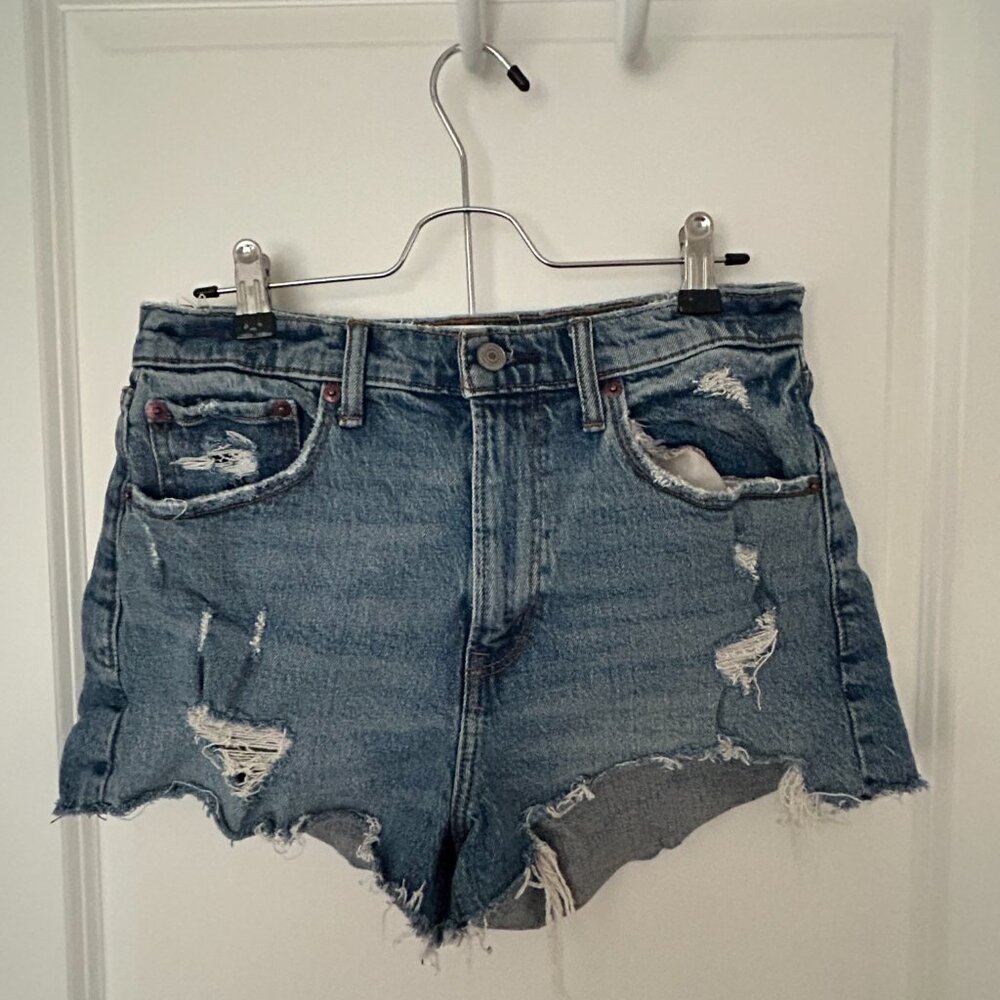 Medium/Dark Wash Denim Shorts